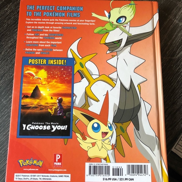 Pokémon Movie Companion Hard Cover Book - Picture 2 of 2